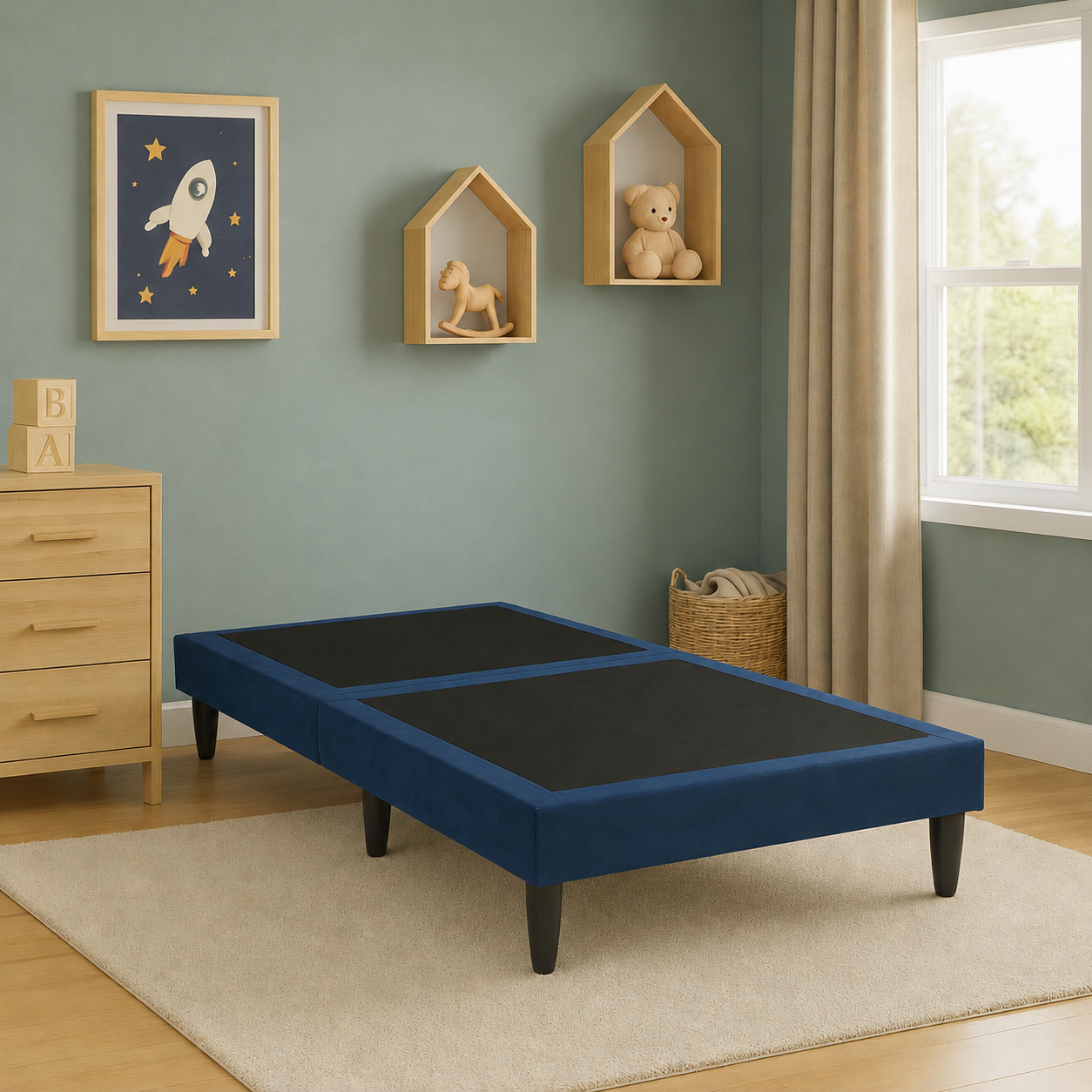 Box infantil azul